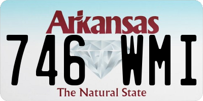 AR license plate 746WMI
