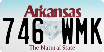 AR license plate 746WMK