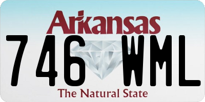 AR license plate 746WML