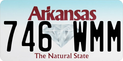 AR license plate 746WMM