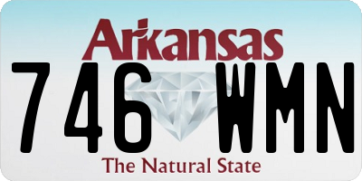 AR license plate 746WMN