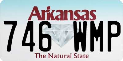 AR license plate 746WMP