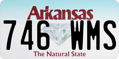 AR license plate 746WMS