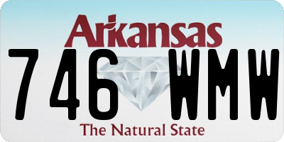 AR license plate 746WMW