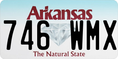 AR license plate 746WMX