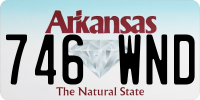 AR license plate 746WND