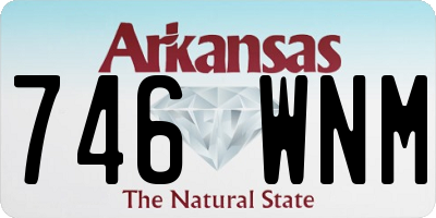 AR license plate 746WNM