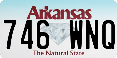 AR license plate 746WNQ