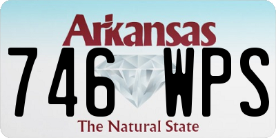 AR license plate 746WPS