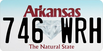 AR license plate 746WRH