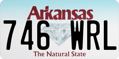AR license plate 746WRL