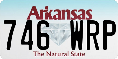 AR license plate 746WRP