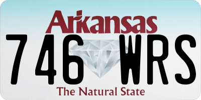 AR license plate 746WRS