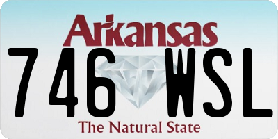 AR license plate 746WSL