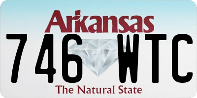 AR license plate 746WTC