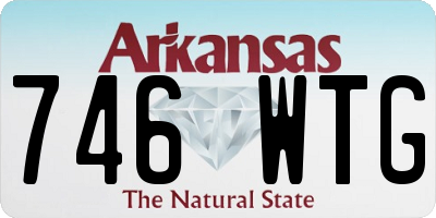 AR license plate 746WTG