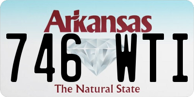 AR license plate 746WTI