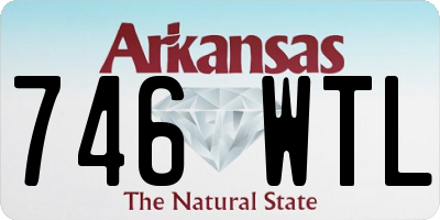 AR license plate 746WTL