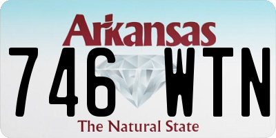 AR license plate 746WTN