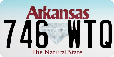 AR license plate 746WTQ