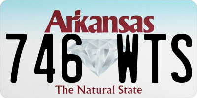 AR license plate 746WTS