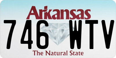 AR license plate 746WTV