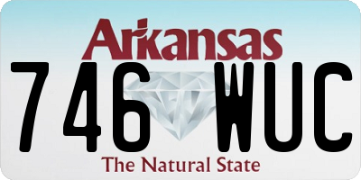 AR license plate 746WUC