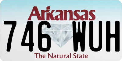 AR license plate 746WUH