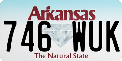AR license plate 746WUK