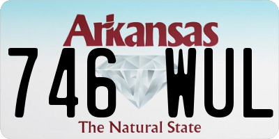 AR license plate 746WUL