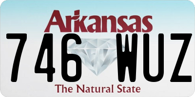 AR license plate 746WUZ