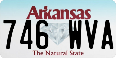 AR license plate 746WVA
