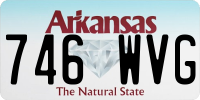 AR license plate 746WVG