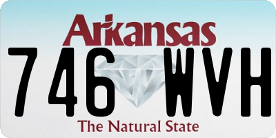 AR license plate 746WVH