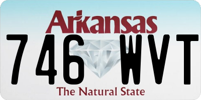 AR license plate 746WVT
