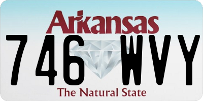 AR license plate 746WVY