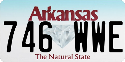 AR license plate 746WWE