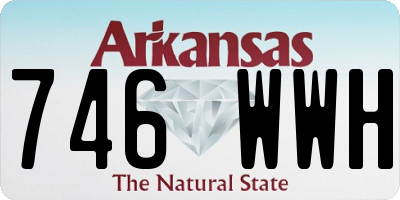 AR license plate 746WWH