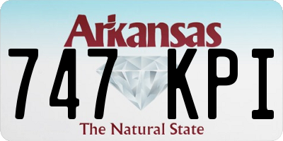 AR license plate 747KPI