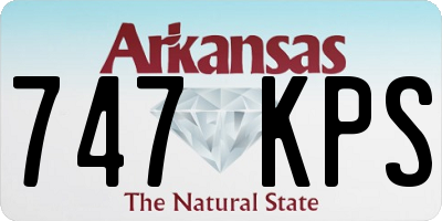 AR license plate 747KPS