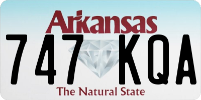 AR license plate 747KQA