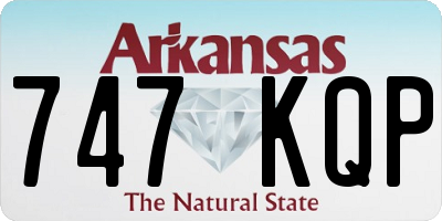 AR license plate 747KQP