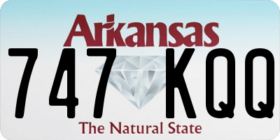 AR license plate 747KQQ