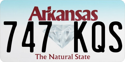 AR license plate 747KQS