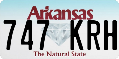 AR license plate 747KRH