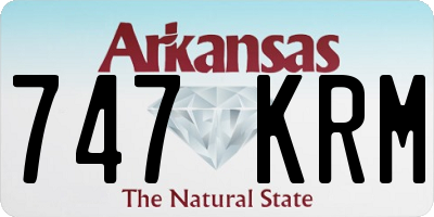 AR license plate 747KRM