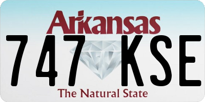 AR license plate 747KSE
