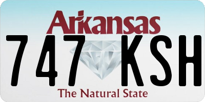 AR license plate 747KSH