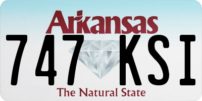 AR license plate 747KSI