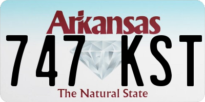AR license plate 747KST